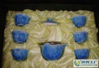 品味茶藝之美 特價混批7頭手抓蘭結晶釉功夫茶具，家居雅韻新選擇